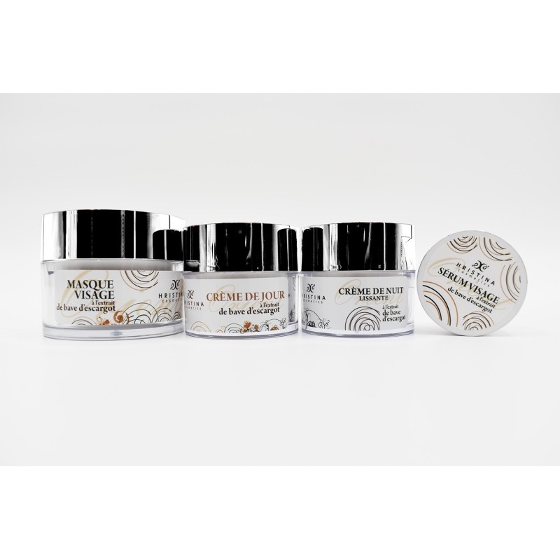 Gommage visage à base de bave d'escargot - 100ml 100% naturel Hristina