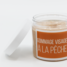 Gommage visage pêche - 200ml 100% naturel Hristina