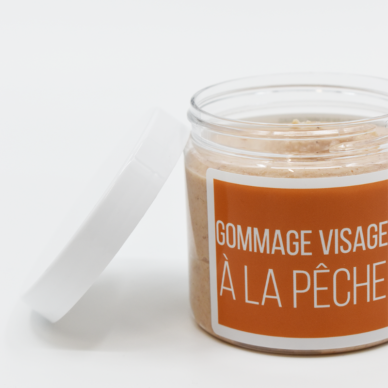 Gommage visage pêche - 200ml 100% naturel Hristina