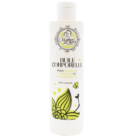 Huile corporelle pour vergetures, cicatrices et peau déshydratée - 250ml 100% naturelle Mother and baby
