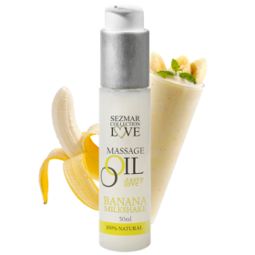 Huile de massage banane 100% naturelle 50ml Sezmar Love