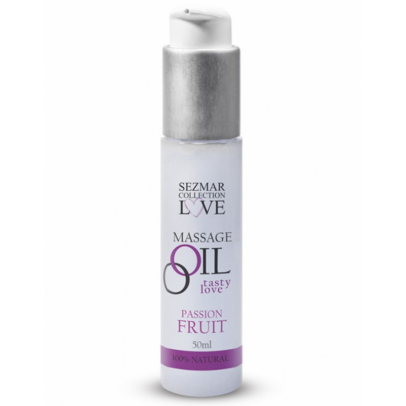 Huile de massage fruits de la passion 100% naturelle 50ml Sezmar Love