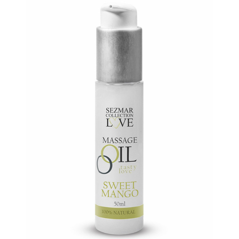 Huile de massage mangue 100% naturelle 50ml Sezmar Love