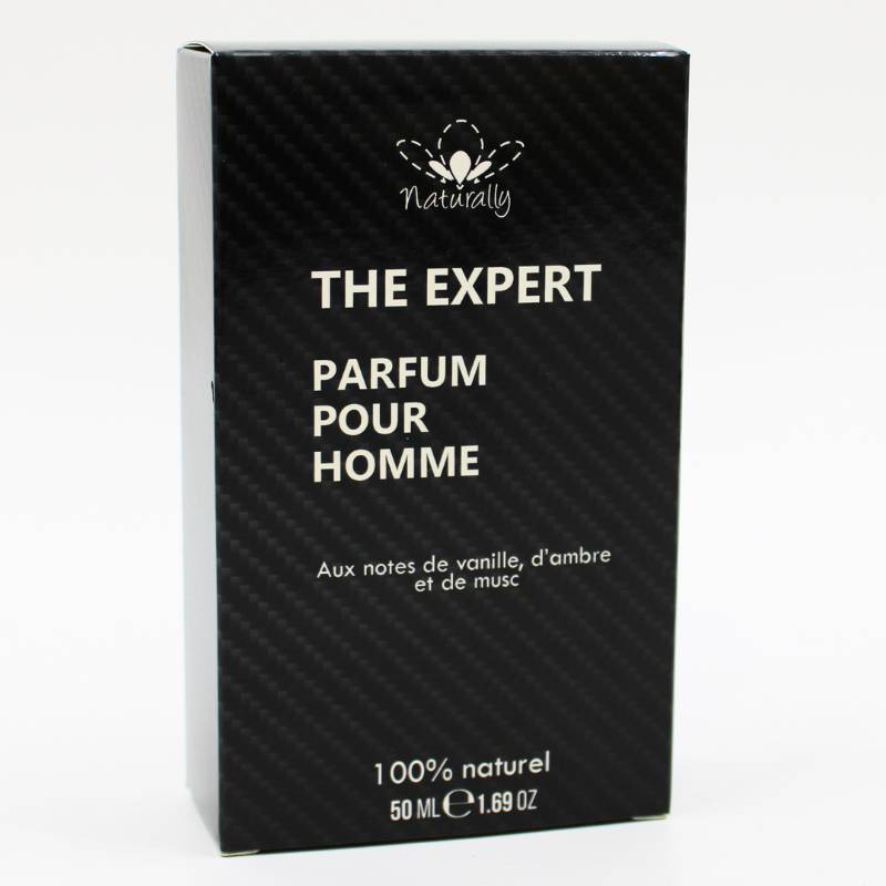 Parfum homme 100% naturel – Vanille, ambre & musc – 50 ml Naturally