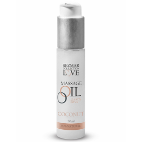 Huile de massage Noix de coco 100% naturelle 50ml Sezmar Love