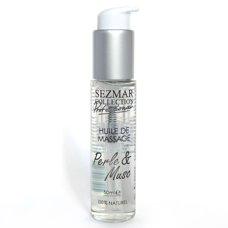 Huile de massage professionnelle Perle & Musc 100% naturelle 50 ml Sezmar Collection Professional