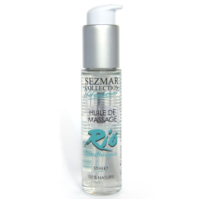 Huile de massage professionnelle RIO 100% naturelle 50 ml Sezmar Collection Professional