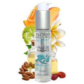 Huile de massage professionnelle RIO 100% naturelle 50 ml Sezmar Collection Professional