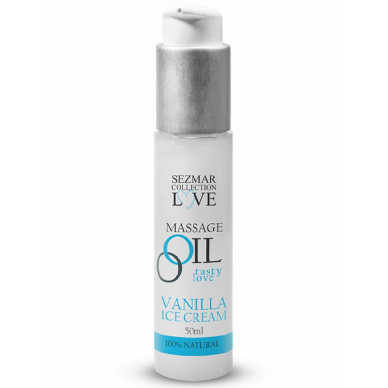 Huile de massage vanille 100% naturelle 50ml Sezmar Love