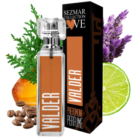Parfum aux phéromones 100% naturel VALDER 30ml Sezmar Love