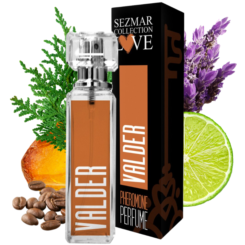 Parfum aux phéromones 100% naturel VALDER 30ml Sezmar Love