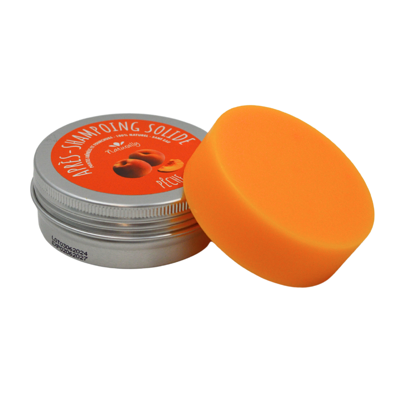 Après-shampoing solide - Pêche 50gr Naturally