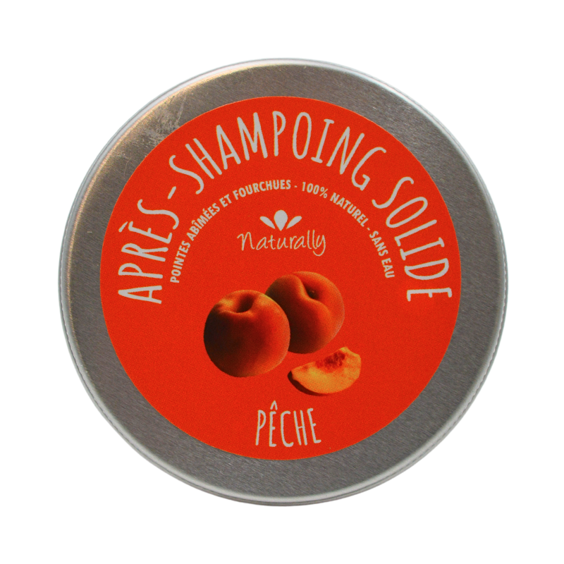 Après-shampoing solide - Pêche 50gr Naturally