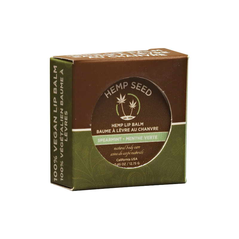 Baume à lèvres au chanvre - Menthe verte Cosmétique naturel