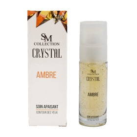 Crème contour des yeux à la poudre d'ambre 30ml 100% naturelle SM collection CRYSTAL