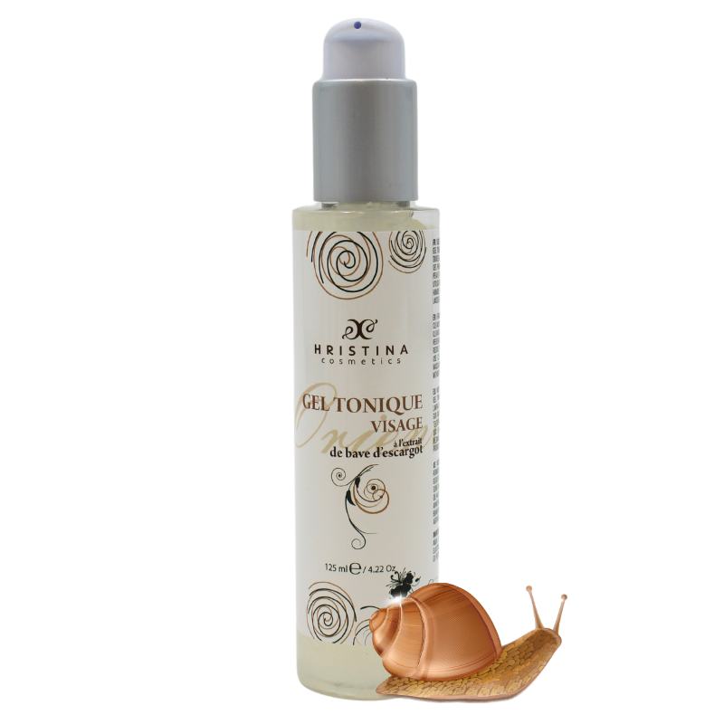 Gel tonique visage à la bave d'escargot 125ml Hristina