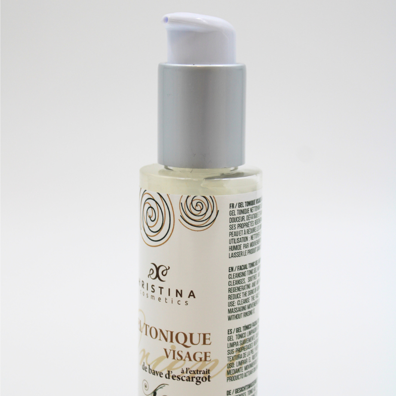 Gel tonique visage à la bave d'escargot 125ml Hristina