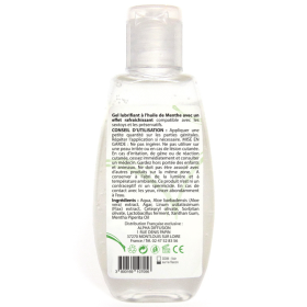 Lubrifiant à base d'eau 100% naturel Menthe poivrée 90 ml Sezmar Love