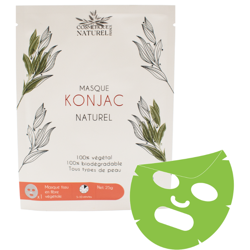 Masque konjac - Aloé vera Cosmétique naturel