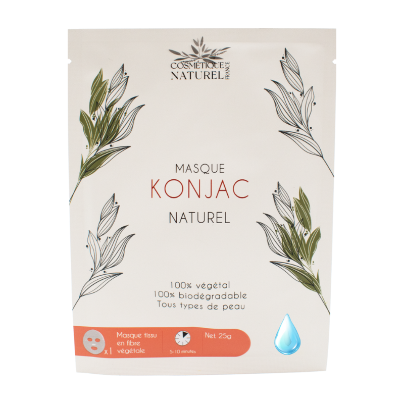 Masque konjac - Collagène Cosmétique naturel