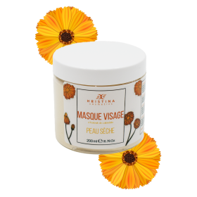 Masque visage - Peau sèche 200ml Hristina