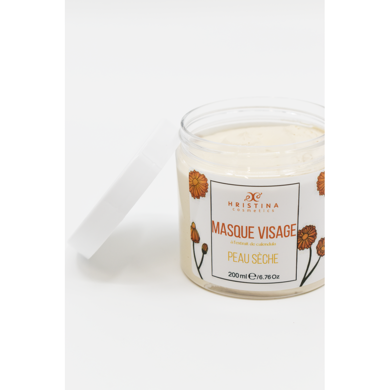 Masque visage - Peau sèche 200ml Hristina