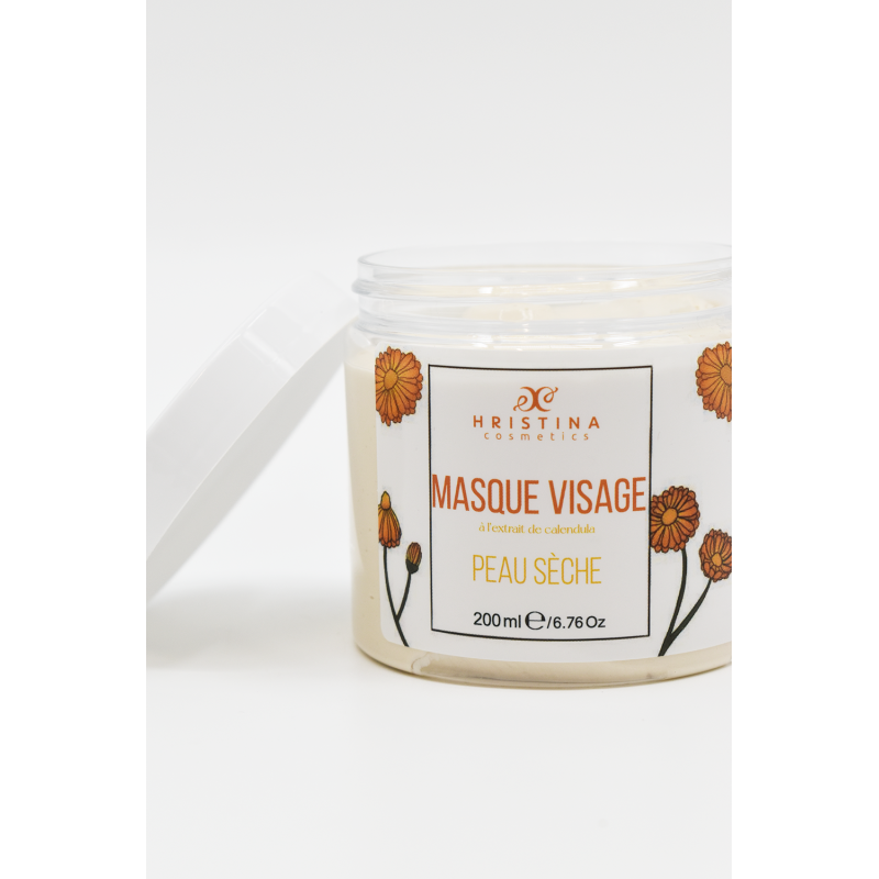 Masque visage - Peau sèche 200ml Hristina
