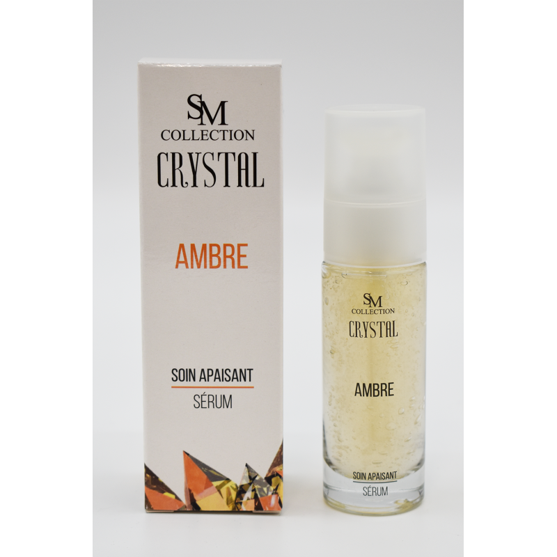 Sérum à la poudre d'ambre 30ml SM collection CRYSTAL