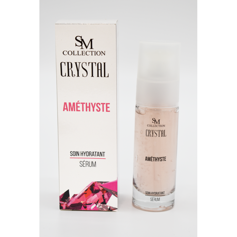 Sérum à la poudre d'améthyste 30ml SM collection CRYSTAL