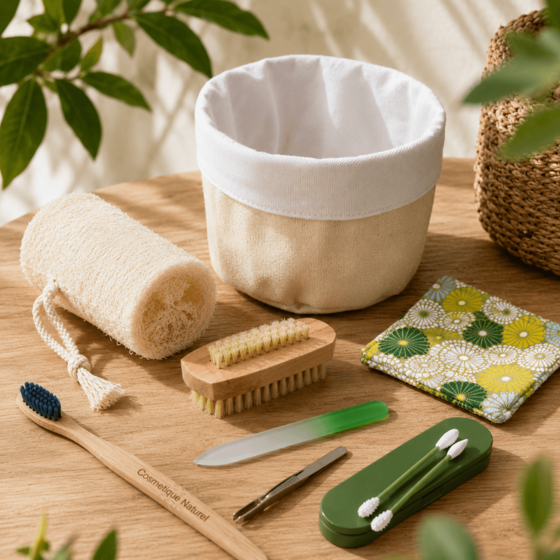 Coffret Zéro Déchet Visage & Corps – Accessoires Éco-responsables Cosmétique naturel