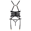 Corset porte-jarretelles et string assorti - Cottelli COTTELLI & DIVERS
